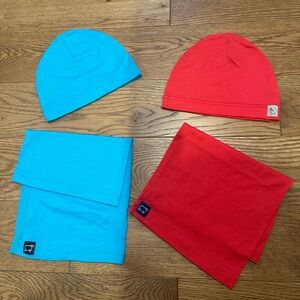 Wee woolies beanie and neck warmer